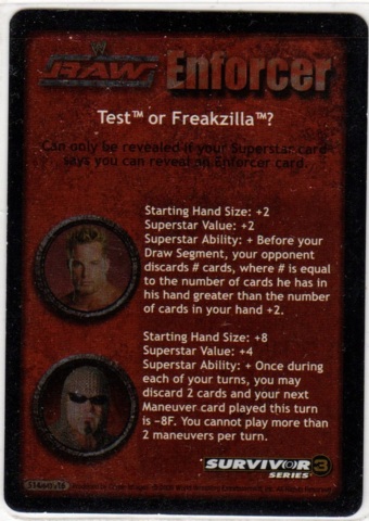 Test or Freakzilla? (SS3)